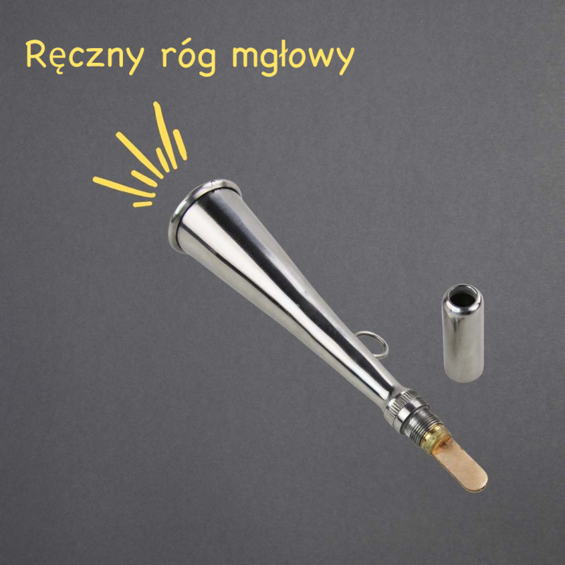Ręczny róg mgłowy ze stali nierdzewnej